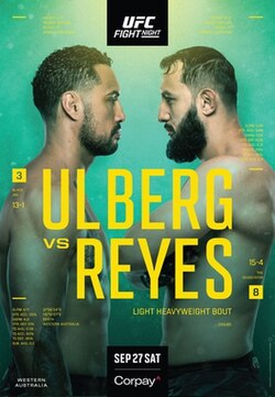 UFC Fight Night: Ulberg vs. Reyes poster