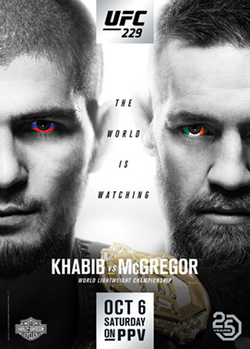 UFC 229: Khabib vs. McGregor poster