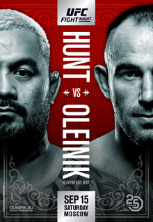 UFC Fight Night: Hunt vs. Oleinik poster