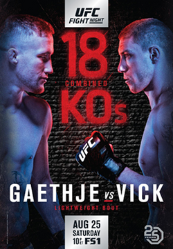 UFC Fight Night: Gaethje vs. Vick poster