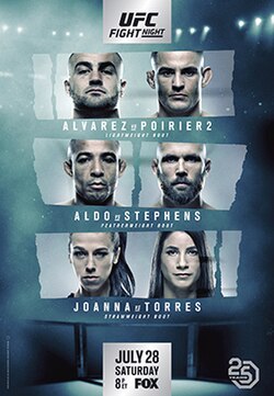 UFC on Fox: Alvarez vs. Poirier 2 poster