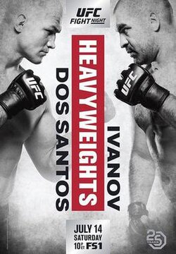 UFC Fight Night: dos Santos vs. Ivanov poster