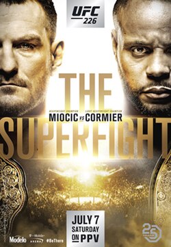UFC 226: Miocic vs. Cormier poster