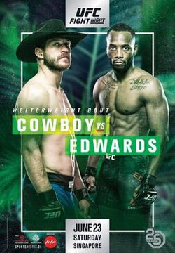 UFC Fight Night: Cowboy vs. Edwards poster