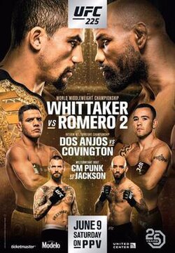 UFC 225: Whittaker vs. Romero 2 poster