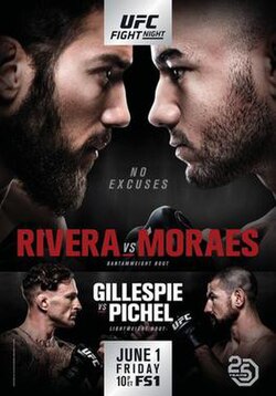 UFC Fight Night: Rivera vs. Moraes poster