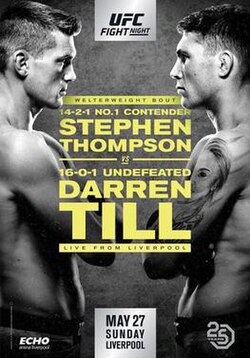 UFC Fight Night: Thompson vs. Till poster