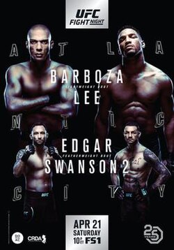 UFC Fight Night: Barboza vs. Lee poster
