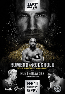 UFC 221: Romero vs. Rockhold poster