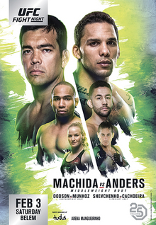 UFC Fight Night: Machida vs. Anders poster
