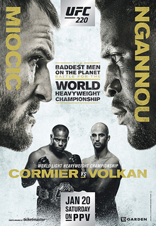 UFC 220: Miocic vs. Ngannou poster