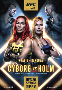 UFC 219: Cyborg vs. Holm poster