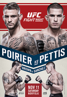 UFC Fight Night: Poirier vs. Pettis poster