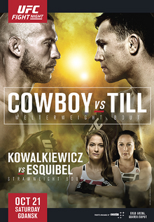 UFC Fight Night: Cowboy vs. Till poster