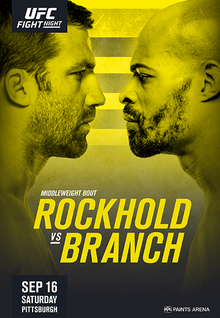 UFC Fight Night: Rockhold vs. Branch poster