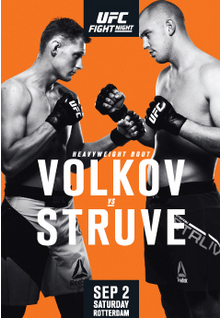 UFC Fight Night: Volkov vs. Struve poster