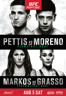 UFC Fight Night: Pettis vs. Moreno poster