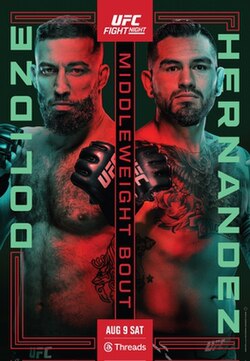 UFC on ESPN: Dolidze vs. Hernandez poster