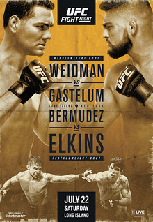 UFC on Fox: Weidman vs. Gastelum poster