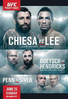 UFC Fight Night: Chiesa vs. Lee poster