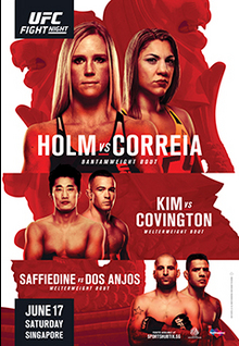 UFC Fight Night: Holm vs. Correia poster