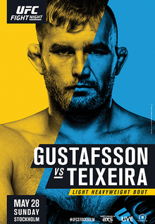UFC Fight Night: Gustafsson vs. Teixeira poster