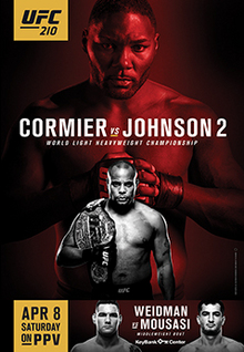 UFC 210: Cormier vs. Johnson 2 poster