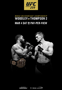 UFC 209: Woodley vs. Thompson 2 poster