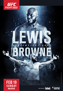 UFC Fight Night: Lewis vs. Browne poster