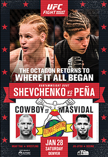 UFC on Fox: Shevchenko vs. Peña poster