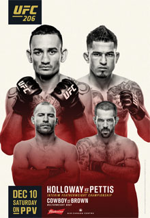 UFC 206: Holloway vs. Pettis poster