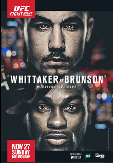 UFC Fight Night: Whittaker vs. Brunson poster