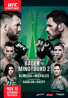 UFC Fight Night: Bader vs. Nogueira 2 poster