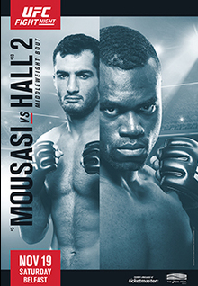 UFC Fight Night: Mousasi vs. Hall 2 poster