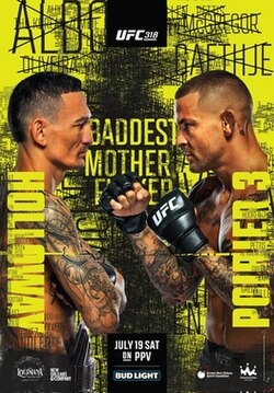 UFC 318: Holloway vs. Poirier 3 poster