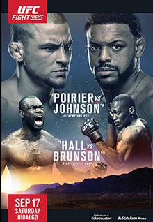 UFC Fight Night: Poirier vs. Johnson poster