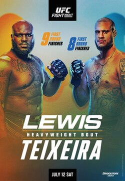 UFC on ESPN: Lewis vs. Teixeira poster