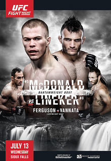UFC Fight Night: McDonald vs. Lineker poster