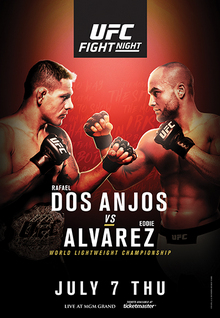 UFC Fight Night: dos Anjos vs. Alvarez poster