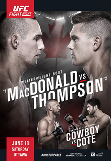 UFC Fight Night: MacDonald vs. Thompson poster