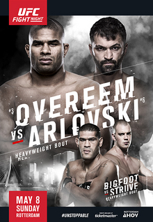 UFC Fight Night: Overeem vs. Arlovski poster