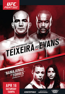 UFC on Fox: Teixeira vs. Evans poster