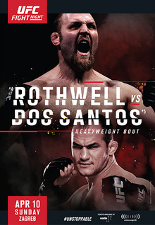 UFC Fight Night: Rothwell vs. dos Santos poster