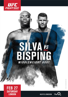 UFC Fight Night: Silva vs. Bisping poster