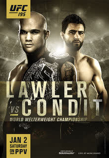 UFC 195: Lawler vs. Condit poster