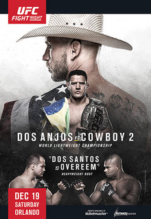 UFC on Fox: dos Anjos vs. Cowboy 2 poster