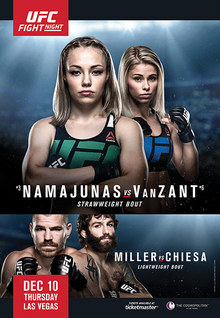 UFC Fight Night: Namajunas vs. VanZant poster