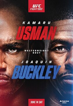 UFC on ESPN: Usman vs. Buckley poster