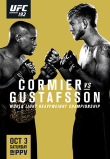 UFC 192: Cormier vs. Gustafsson poster