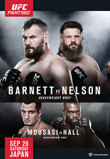 UFC Fight Night: Barnett vs. Nelson poster